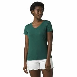 Prana Women's Foundation SS V Neck Top -Hot Sale Prana Shop 10333101x1149057 zm