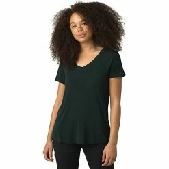 Prana Women's Foundation SS V Neck Top -Hot Sale Prana Shop 10333101x1223655 zm
