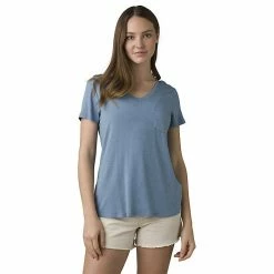 Prana Women's Foundation SS V Neck Top