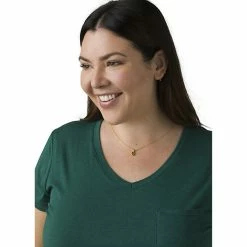 Prana Women's Foundation SS V Neck Top - Plus -Hot Sale Prana Shop 10407992x1149057 vAlt2