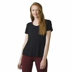 Prana Women's Foundation SS V Neck Top -Hot Sale Prana Shop 10576633x1012905 zm