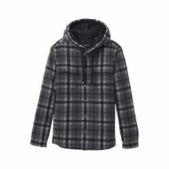 Prana Men's Asgard Hood Flannel Shirt
