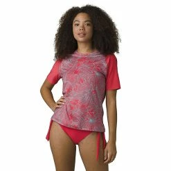 Prana Women's Edge Wave SS Sun Top
