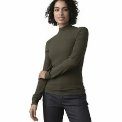 Prana Women's Foundation Rib Mock Neck Top -Hot Sale Prana Shop 10576632x1151726 zm