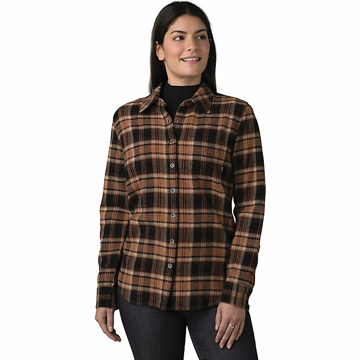 Prana Women's Golden Canyon Flannel Shirt 9 Prana Women's Golden Canyon Flannel Shirt - Image 7